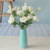 Flores Artificiales para Sala de Estar, Arreglos Florales de Plástico, Mesa de Centro para Interiores, Mesa de Comedor, Ramos de Flores de Seda, Plantas en Maceta, Flores Simuladas de Primavera de la Isla, Plantas Verdes