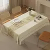 Nova Toalha de Mesa 2025 Impermeável, à Prova de Óleo, Anti-Escaldante, Sem Lavar Mesa de Jantar Mesa de Café Mesa Retangular Toalha de Mesa Tapete de Mesa com Sensação de Luxo Leve