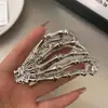 Pinza para el Cabello Personalizada con Garra de Calavera, Pasador de Aleación de Alta Gama, Moño en la Parte Posterior de la Cabeza, Pinza de Tiburón, Accesorio para el Cabello de Moda Europeo y Americano