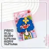 Nuevo estilo tarjetero para niñas, gafete de identificación de estudiante, funda para tarjeta con cordón para cuello anti-pérdida, protector de tarjeta de identificación unisex, estuche rígido