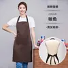 Delantal caqui, impermeable y a prueba de aceite, ropa de trabajo con logo personalizado, delantal de catering para hombre, venta al por mayor transfronteriza, delantal de panadería