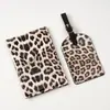 2026 Nuevo Estampado de Leopardo PU Multicolor Estilo Salvaje Funda para Pasaporte, Portaboletos, Etiqueta para Equipaje Set, Venta Directa al por Mayor de Fábrica