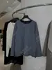 DestacadoYuran 26 Nueva Colección de Principios de Otoño: Camisa de manga larga a rayas de color contrastante en algodón peinado, teñida en hilo y lavada con enzimas