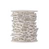 5 m/bolsa cadena de clip de papel redonda de rosca transfronteriza cadena de clavícula Hecho a mano diy collar de clip de papel de hierro joyería