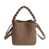 Bolso Cubo Trenzado de Nicho Súper Popular para Mujer 2026 Nuevo Bolso Cruzado Versátil Bolso Cubo Exquisito