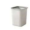 Cubo de basura para el hogar para cocina, sala de estar, inodoro, baño, gran capacidad, papelera cuadrada simple y de alta gama