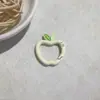 Chaveiro Colorido de Maçã com Fecho de Mola Simples Abertura Argola de Mola DIY Acessório de Celular Peças de Chaveiro