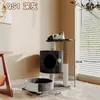 Prateleira de Escalada para Gatos para Gato Grande Madeira Não Sólida Ninho de Gato Universal para Quatro Estações Coluna Arranhadora para Gatos Tábua Arranhadora para Gatos Rede para Gatos Vila Brinquedo