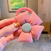 Cor de Doce Grande Flor Acessórios de Cabelo Infantis Corda de Cabelo Grande Celebridade da Internet Novo Estilo Anel de Cabelo Laço de Cabelo para Rabo de Cavalo Alto de Meninas Acessório de Cabeça