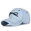 Sombrero de lazo tridimensional bordado a juego de colores nuevo, gorra de mujer para sombra solar de primavera y otoño, gorra de béisbol moderna que combina con todo