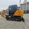 Excavadora Sany Heavy Industry Sy75 Excavadora Hidráulica de Orugas con Martillo Hidráulico para Ventas Transfronterizas