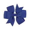 Pinzas para el pelo de cinta de satén acanalada, bestsellers europeos y americanos de Amazon transfronterizos, pinzas para el pelo de lazo de color liso, accesorios para el pelo para niños al por mayor