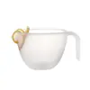 Taza medidora coladora de líquido de huevo, Separador de clara de huevo con pico, Bol para batir huevos con báscula, Taza de gran capacidad, Taza para hornear de gran capacidad