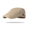 Boinas de algodón al por mayor gorra tipo boina para hombre y mujer sombrero de sol moda gorra de chef gorra publicitaria para tienda de té con leche transfronterizo