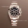 Comercio Electrónico Transfronterizo Popular Daytona Tres Ojos Seis Pines Reloj Mecánico Cronógrafo Multifunción Luminoso Acero Inoxidable Correa Calendario