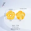 Acessórios de ouro DIY vietnamitas de longa data pingente romântico vintage de pérola camélia rosa corrente de suéter feminino