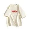 Camiseta Trendy Estilo Americano con Estampado de Estrellas de Colores, Manga Corta para Verano, Diseño para Hombre con Corte Holgado Versátil, Top Casual para Pareja