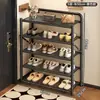 Zapatero plegable para entrada de casa, multicapa, sin necesidad de instalación, zapatero simple, estante para zapatos ahorrador de espacio para sala de estar