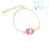 Europa y Estados Unidos popular cadena de flores secas de Amazon pulsera de flor de encaje estrella flor dulce fresca espécimen de flor eterna