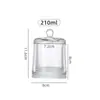Campana de Cristal Dorado Cubierta de Aromaterapia Portavelas con Tapa Cristal No Fuego Piedra Cristal Difusor de Fragancia Cubierta de Vidrio Adornos Decorativos Vidrio