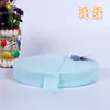 40 Unidades de Tiras para Bainha de Algodão Semi-Penteado, Tiras de Bainha Tricotadas, Tiras de Viés de Algodão Jersey, Corte Horizontal Sem Emendas