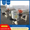 2 placa automática quadrada e equipamento de separação de águas residuais fechadas hidráulicas automáticas da imprensa de filtro do quadro