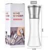 Amazon novo moedor manual de aço inoxidável 304 estilo japonês, pimenta, sal marinho, pimenta, núcleo de cerâmica, aspersor, garrafa