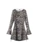 Marca Z 84 ropa para mujer versátil al por mayor otoño 6 vestidos estampados 50 diseños elegantes nuevo transfronterizo 2026 estampado animal ZA