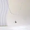 Collar de Trébol de Cuatro Hojas para Mujer 2025 Nuevo Collar Lujo Accesible Nicho Collar de Alta Gama Versátil para el Uso Diario Moda
