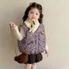 Chaleco con Forro de Polar para Niña Otoño/Invierno 2026 Nuevo Estilo para Bebé Pequeño Invierno Temprano Engrosado Estilo Coreano Elegante Chaleco de Invierno para Bebé Niña