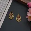 Europeo y Americano Transfronterizo Aliexpress Estilo Étnico Simple Flor Gota Aro Turquesa Set de Pendientes Accesorios para Oreja Venta al por Mayor
