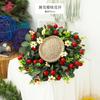 Guirnalda nórdica artificial decoración colgante decoración de jardín de infantes boda de celebridad en línea Navidad decoración Mori flor falsa montada en la pared