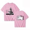 Nueva Camiseta Estampada de Anime Fushiguro Megumi para Mujer Hombre Manga Corta Top Camiseta Moda de Verano Holgada Casual
