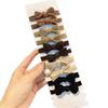 Faixa de Cabelo de Toalha com Laço Elástico Alto Faixa de Cabeça Outono e Inverno Popular Transfronteiriça Estilo Coreano Feminina para Rabo de Cavalo Alto
