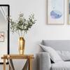 Estilo nórdico simples galvanizado ouro geométrico abstrato cerâmico vaso designer modelo decoração quarto atacado