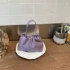 Nuevo Estilo de Nicho, Bolso de Mano Grande y Relajado con Estilo, Bolso Nube Plisado Relajado, Bolso Cubo Personalizado de Moda