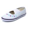 Zapatos de interior para jardín de niños Zapatos de lona para niñas Zapatos de tela para niños Zapatos de baile Zapatos de baile Zapatos blancos Zapatos para niños