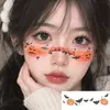 Pegatinas Faciales de Halloween para Niños Decoraciones de Maquillaje de Dibujos Animados Pegatinas de Tatuaje Atmósfera del Festival de Calabazas Accesorios para Fotos de Disfraces