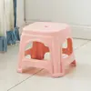 Banqueta de Plástico para Uso Doméstico, Cadeira Espessada, Tamanho Pequeno, Design Estiloso e Simples, Banqueta Quadrada para Adultos, Banqueta Individual, Banqueta Alta, Banqueta Baixa