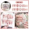 Productos terminados para decoración de uñas hechos a mano. Parche para uñas Advanced Pure Wind. Colección de parches para decoración de uñas con diamantes grandes y diamantes.