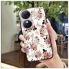 Adecuado para Funda de Teléfono Móvil Ouqi C38/Oukitel C38 Silicona Antipolvo Color Sólido Interesante Divertido Dibujo Animado Tendencia Rojo