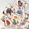 Serie Una Persona Debajo Tarjetas Pequeñas: Feng Baobao, Zhang Chulan, Wang Ye, Zhuge Qing - Tarjetas Lomo Hechas por Uno Mismo