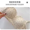 Roupa íntima simples e leve para primavera e verão para mulheres com seios pequenos, Sutiã push-up confortável para estudantes do ensino médio em fase de desenvolvimento, Sutiã sem aro para meninas