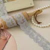 Pinza para el pelo con lazo suave de doble cara colorido de 4 cm de ancho, malla de bordado soluble en agua de seda de leche, accesorios para juguetes