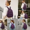 Mochila Casual de Color Sólido de Alta Apariencia, Nueva Tendencia Estilo Coreano, Bolso de Pecho Multifuncional Tres en Uno para Mujer, Bolso Ligero de Doble Hombro