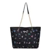 Bolsa de Hombro Cruzada Estampada de Florales con Temperamento Hermoso, Estilo Nuevo de Primavera, Gran Capacidad, Moda, para Viajes Diarios Europeos y Americanos