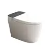 Vaso Sanitário Inteligente com Bolhas Embutido Chaozhou Vaso Sanitário Integrado de Cerâmica Sem Limite de Pressão de Água Vaso Sanitário Sifonado Barra de Pulverização