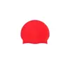 Gorro de Natación de Silicona para Adultos, Hombres y Mujeres, Gorro de Natación de Color Sólido, Stock Listo del Fabricante, Gorro de Natación Impermeable al por Mayor con Logo