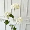 3 flores artificiales de hortensia, flores artificiales de bola de nieve para arreglos de pasillo de boda, decoración de hotel y hogar