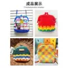 8,5cm Bolsa de Plástico Colorida Meia-lua Curva com Fecho de Beijo Acessórios para Bolsa Artesanal DIY Costura Materiais de Tecido